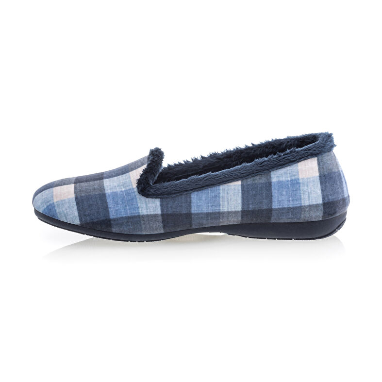 Pantoufles Femme Bleu