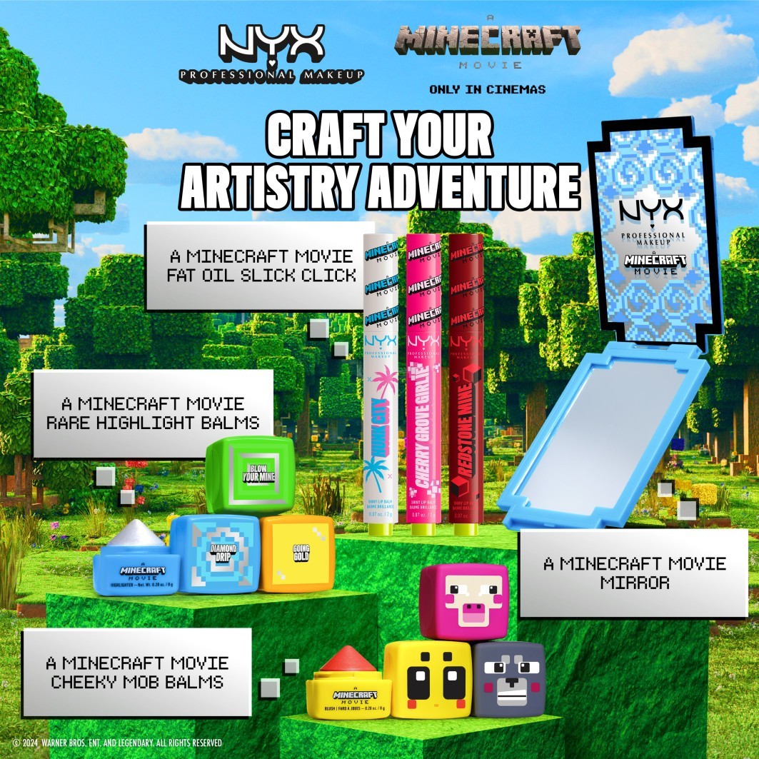 Colorete NYX Professional Makeup Colección Minecraft – Una película de Minecraft – Colorete Cheeky Mob Balms – 1 unidad