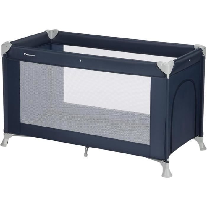Cuna de viaje BEBECONFORT Sweet Dreams, desde el nacimiento hasta los 3 años (hasta 15 kg) + bolsa de transporte, azul marino