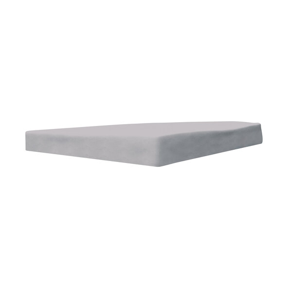 Cearșaf cu elastic din jerseu de iarnă, 90-100 x 200 cm, gri