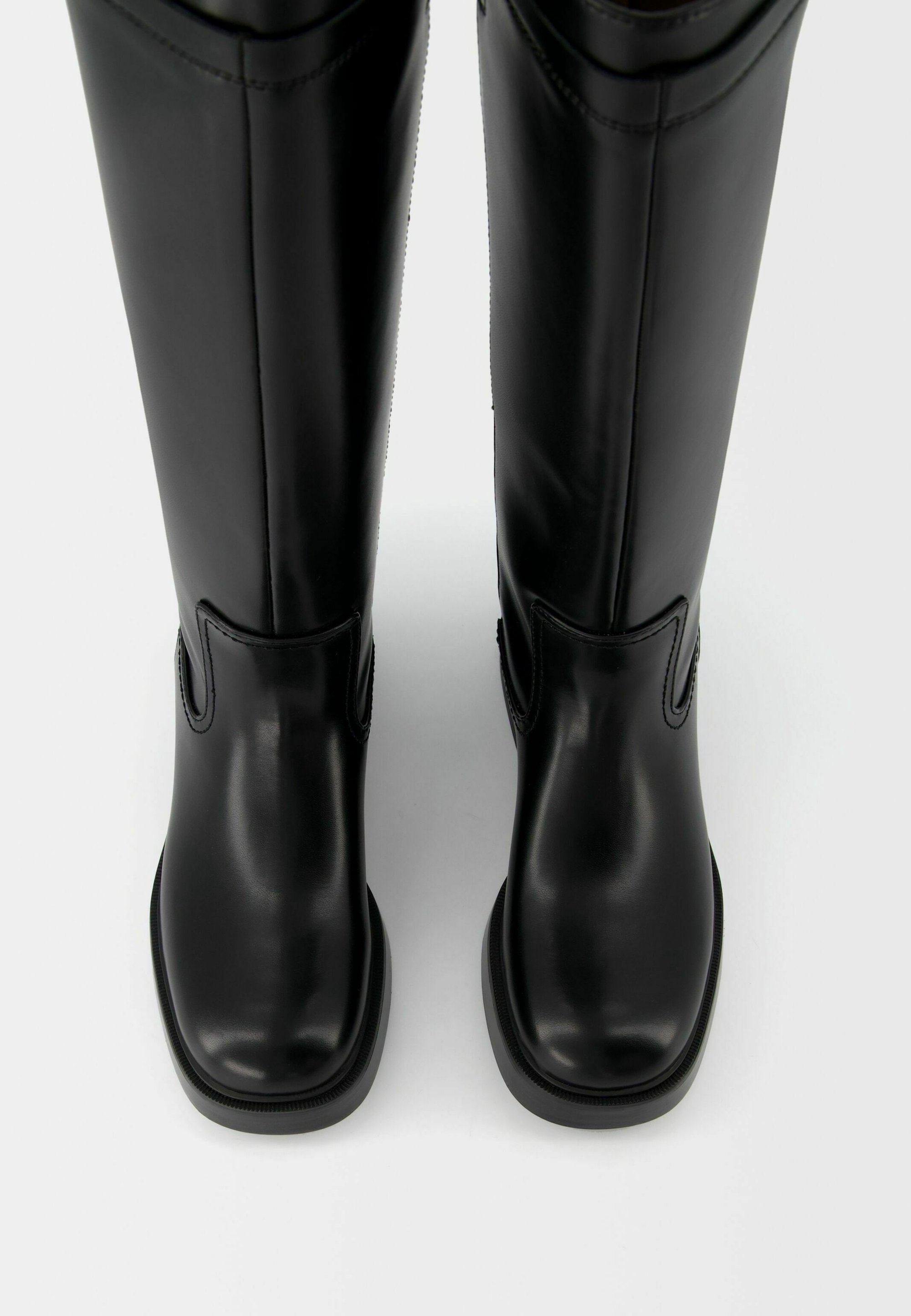 Stivali con plateau Bershka - neri