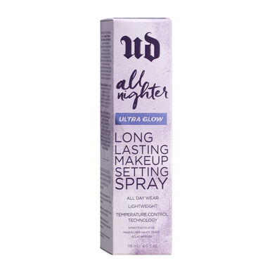 Urban Decay All Nighter Ultra Glow Extra Glow Makeup Setting Spray 4 oz