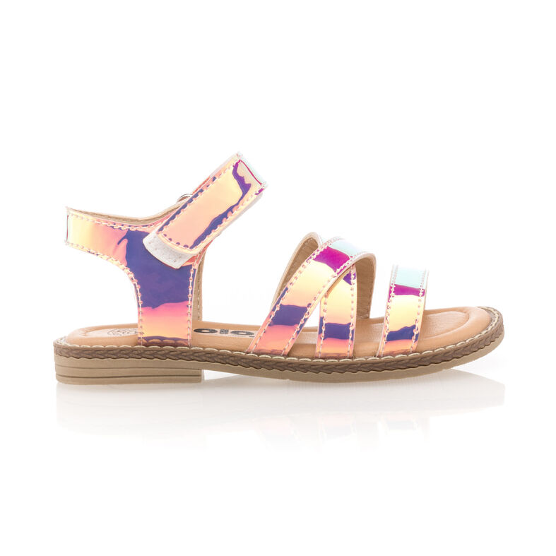 Sandalias rosas para niña / Zapatos de punta abierta