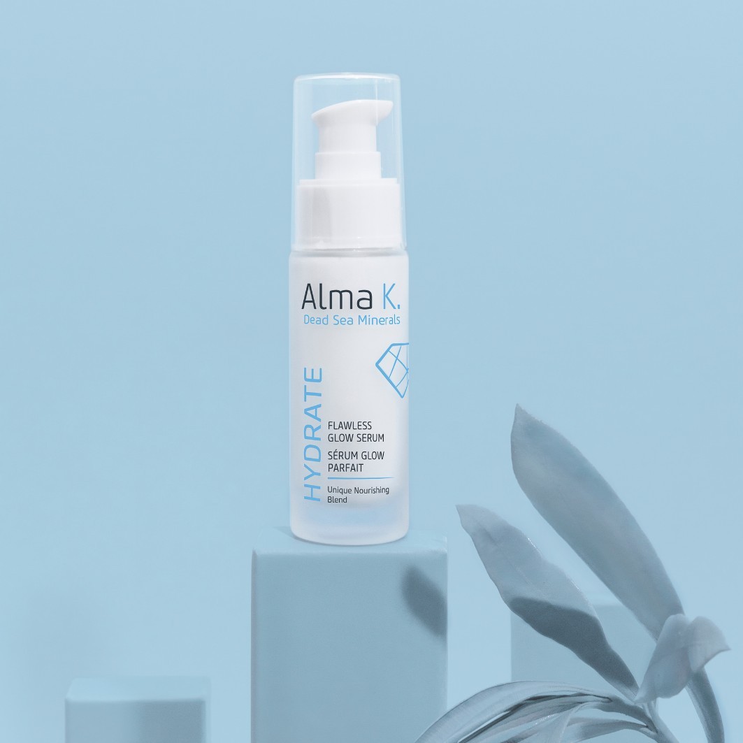Alma K Glowserum kūno priežiūros serumas nepriekaištingam veido odai – 30 ml