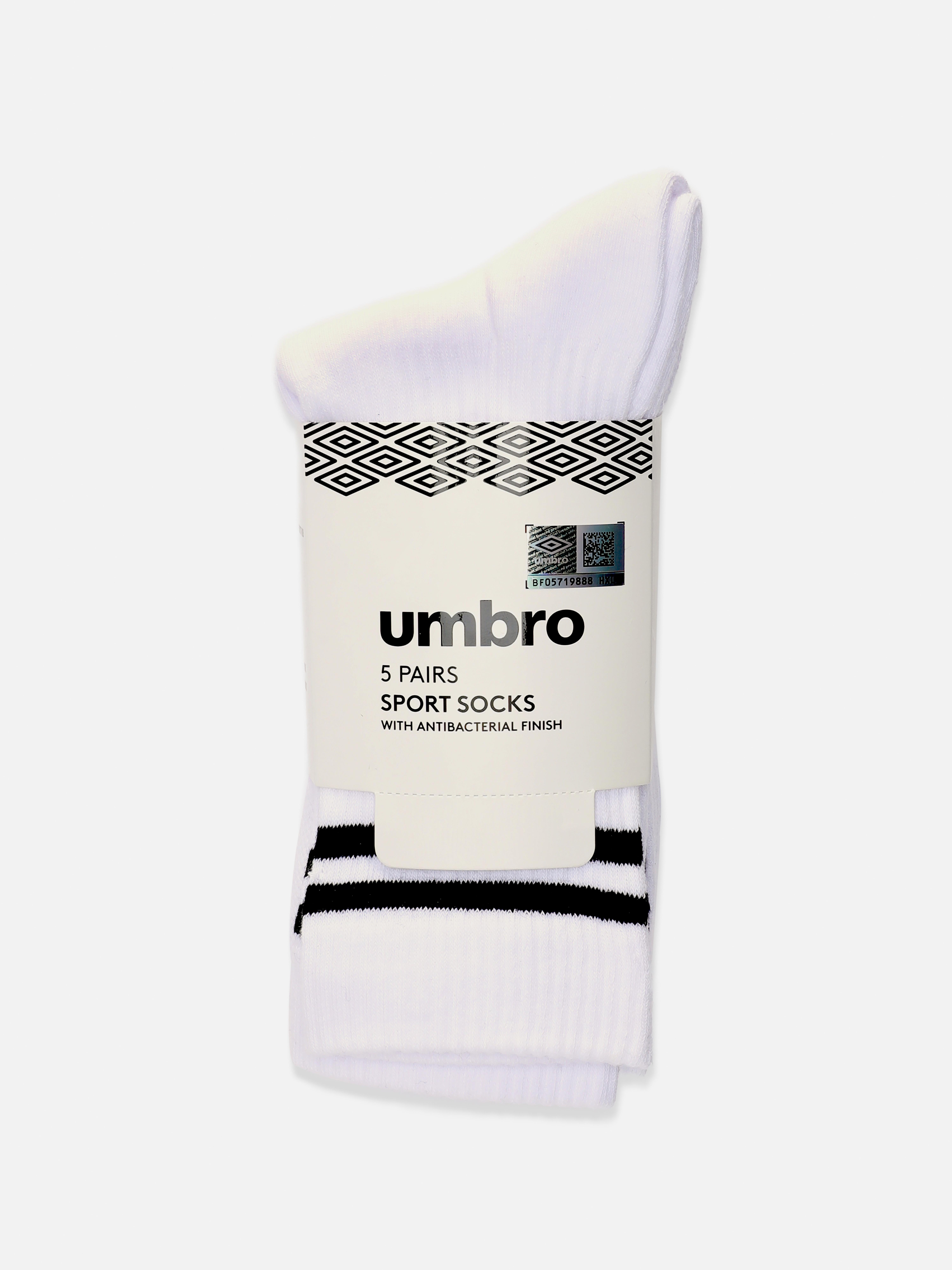 Șosete sport Umbro până la jumătatea gambei, 5 perechi. Optează pentru un stil sportiv cu aceste șosete până la jumătatea gambei de la Umbro.