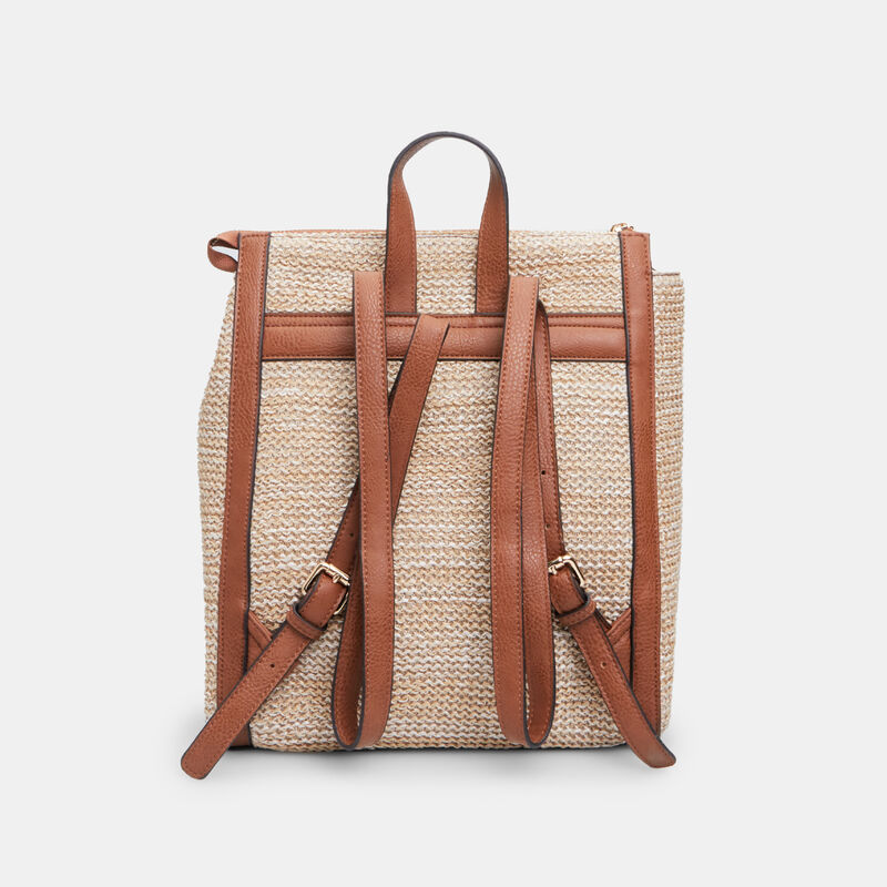 Damryggsäck i raffia
