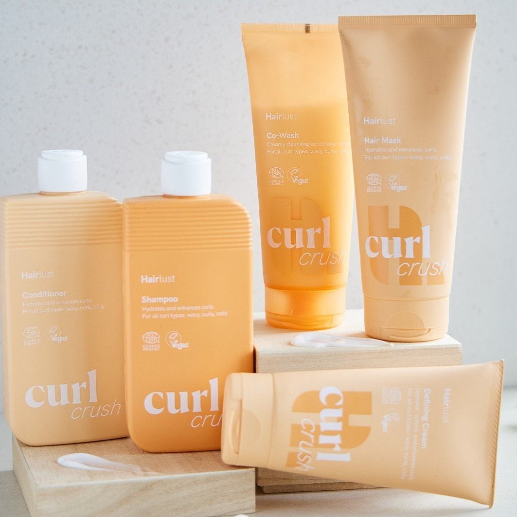 Hairlust plaukų šampūnas „Curl Crush“ – 250 ml