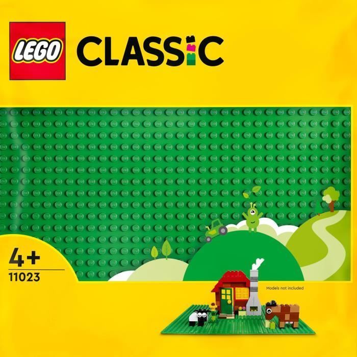 LEGO® 11023 Klassieke groene bouwplaat 32x32, grondplaat voor bouwen, monteren en tentoonstellen