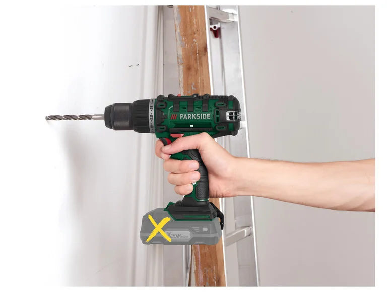 PARKSIDE® Batteridrevet boreskrutrekker PABS 20-Li G8, 20 V
