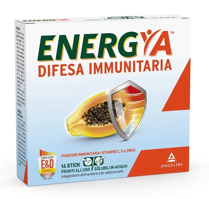 ENERGYA Energya Difesa 14 sobres barra de complemento alimenticio para reforzar el sistema inmunitario