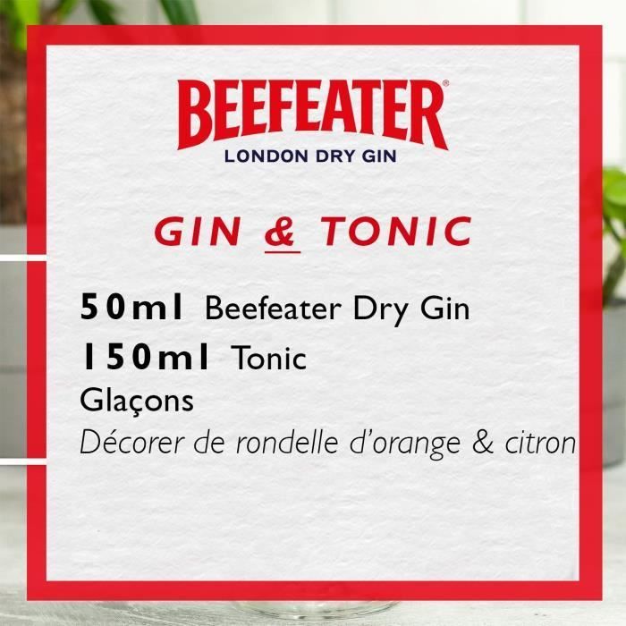 Beefeater - Ginebra London Dry - 40,0% Vol. - 70 cl