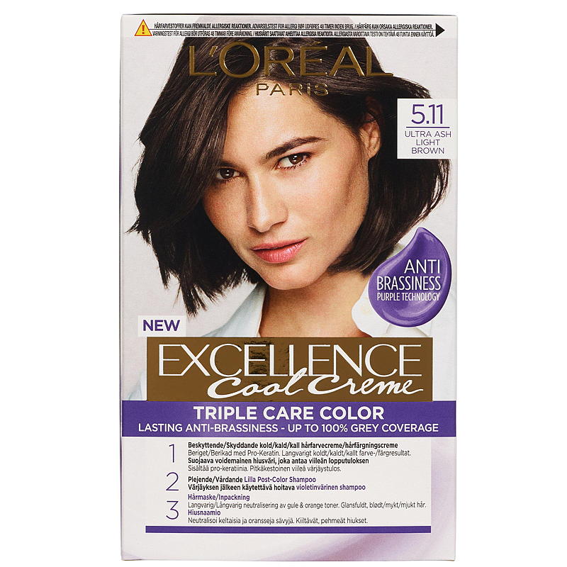 L'Oréal hiusväri 5.11 ultra ash light Excellence