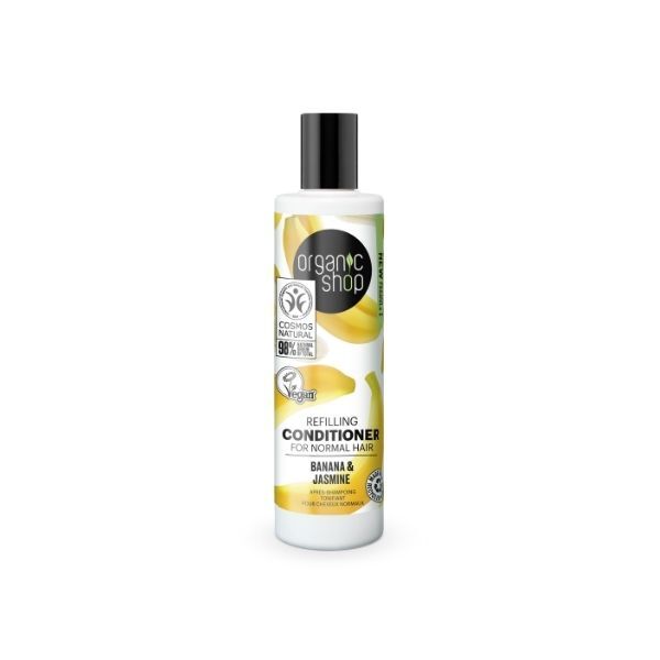 Økologisk balsam fra butikken, påfyllbar for normalt hår, 280 ml