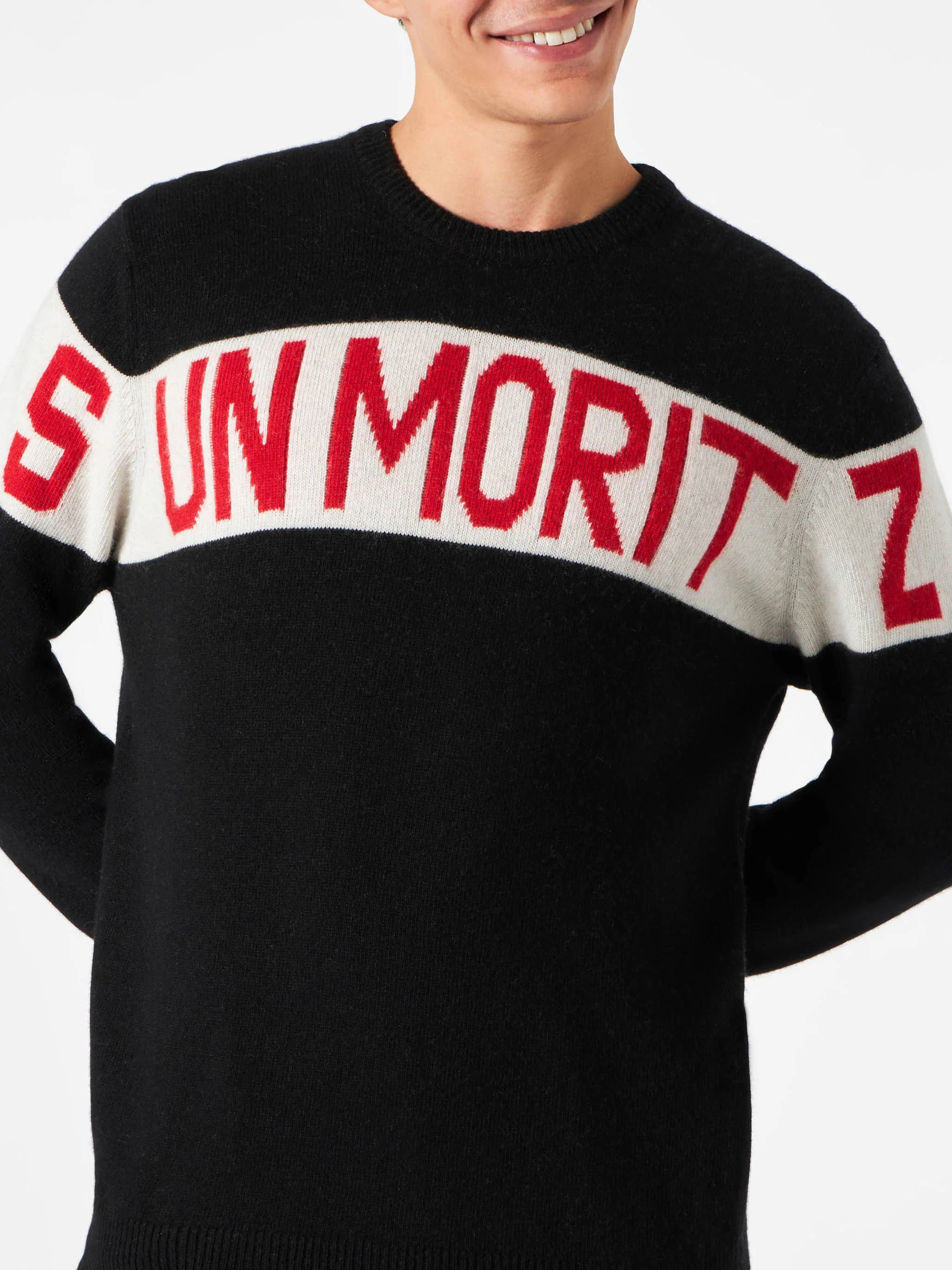 Sun Moritz bedruckter Herrenpullover