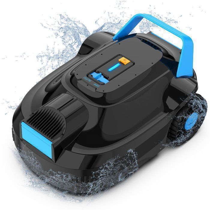 Robô de piscina sem fio AIRROBO CP02, para paredes e linha d'água, 120 minutos de autonomia, forte poder de sucção.
