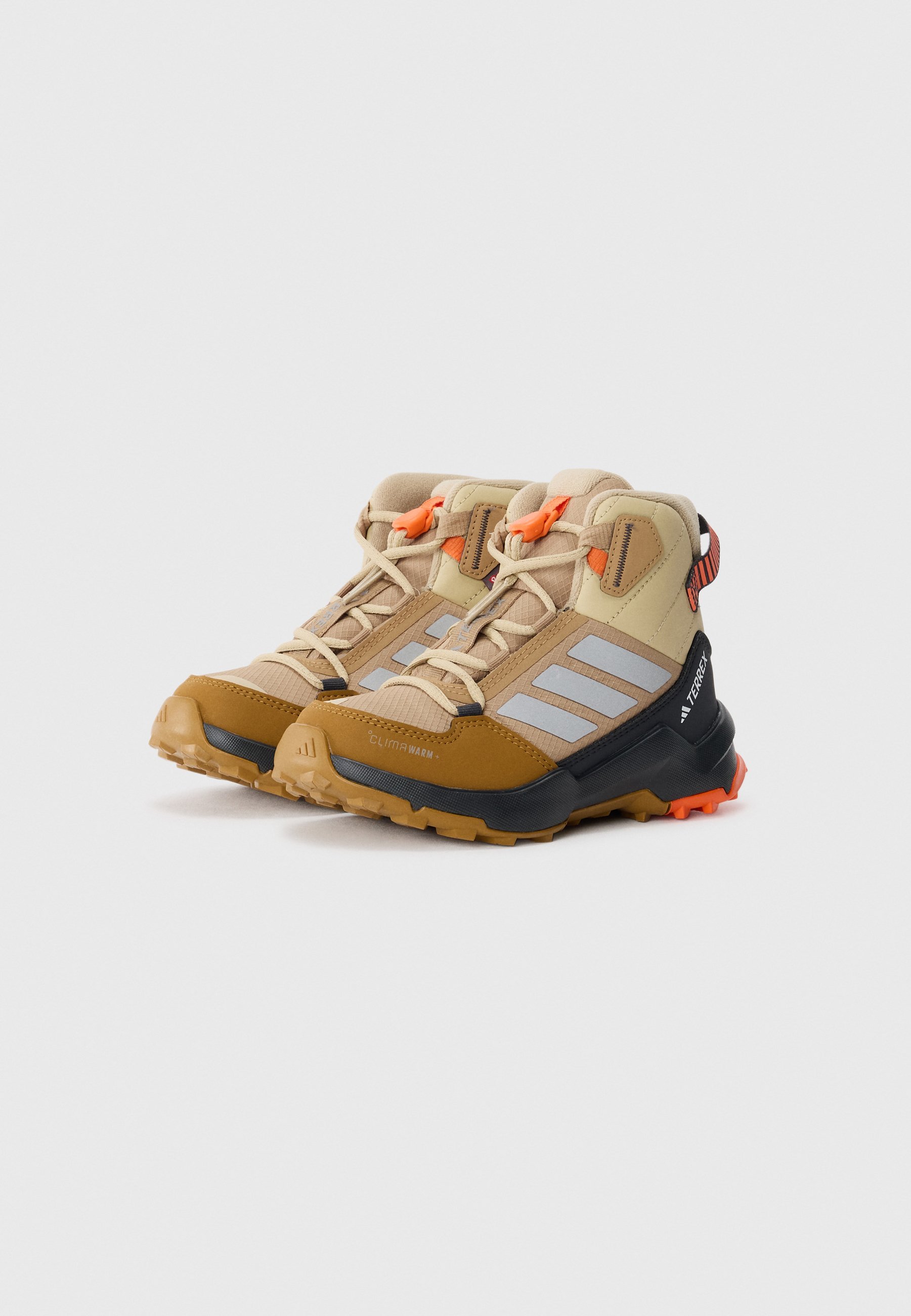 Adidas Terrex UNISEX - Wandelschoenen - karton/mat zilverkleurig/semi-impact oranje