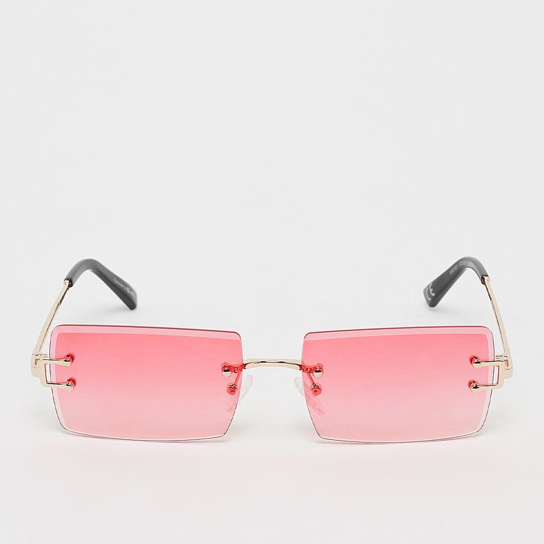 Rahmenlose Sonnenbrille - rosa