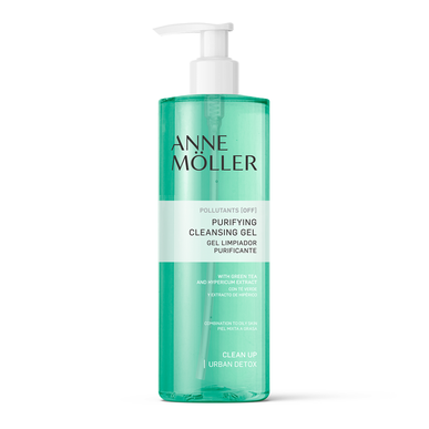 Anne Moller valomasis valomasis gelis „Clean Up Urban Detox“ valomasis veido valomasis gelis 400 ml 400 ml