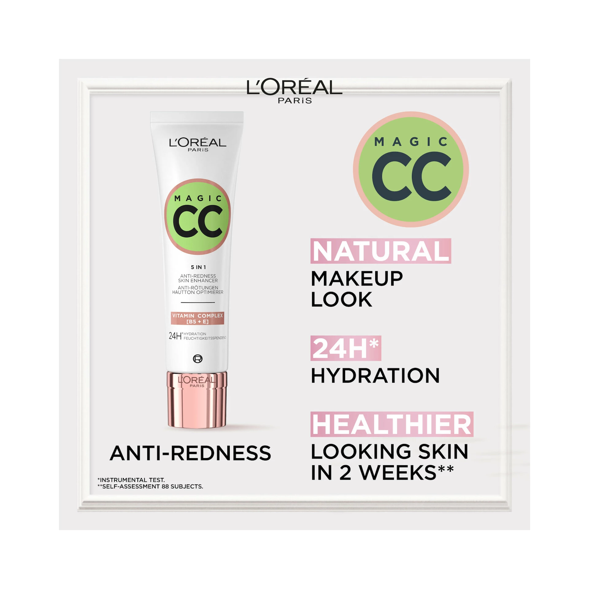 CC krém pirosodás elleni zöld univerzális árnyalat - L'Oréal Paris