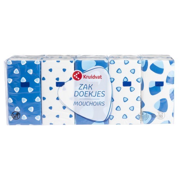Kruidvat robčki<br>10 x 10 kosov
