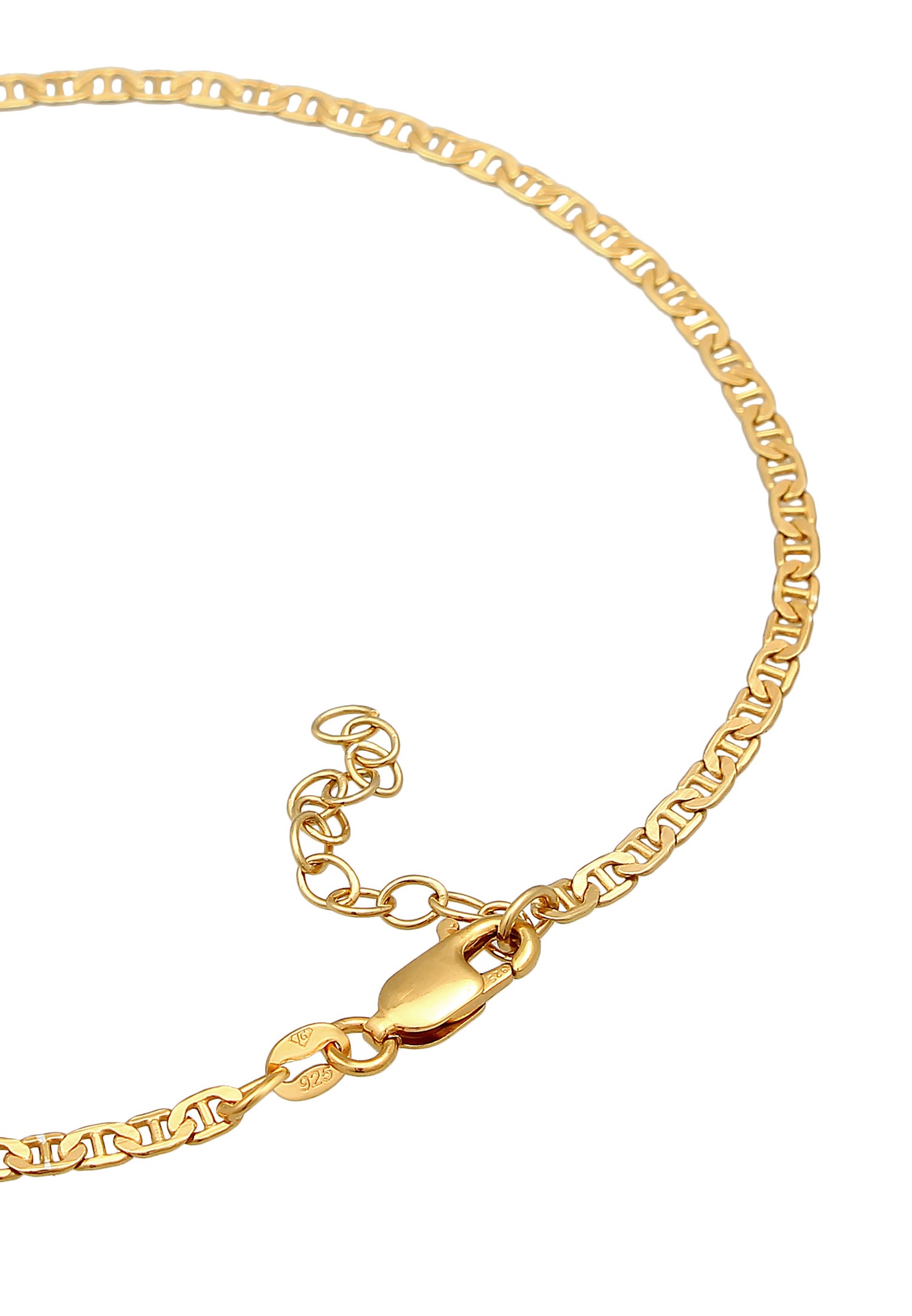 Elli Chaîne de base ajustable en argent sterling 925 pour dames.