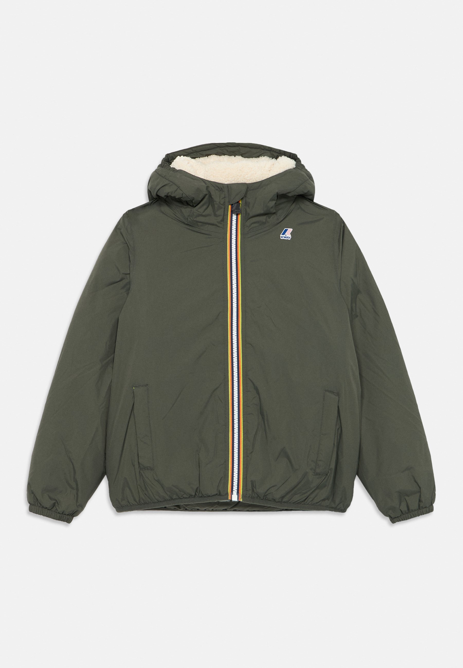 K-Way LE VRAI CLAUDE ORSETTO UNISEX - Winterjas - groen zwartachtig