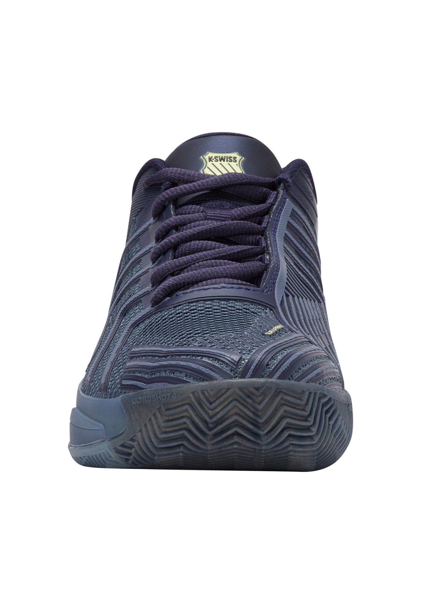 K-SWISS ULTRASHOT - Tennisschoenen voor gravelbanen - vintage indigo/marineacademie/luminary green