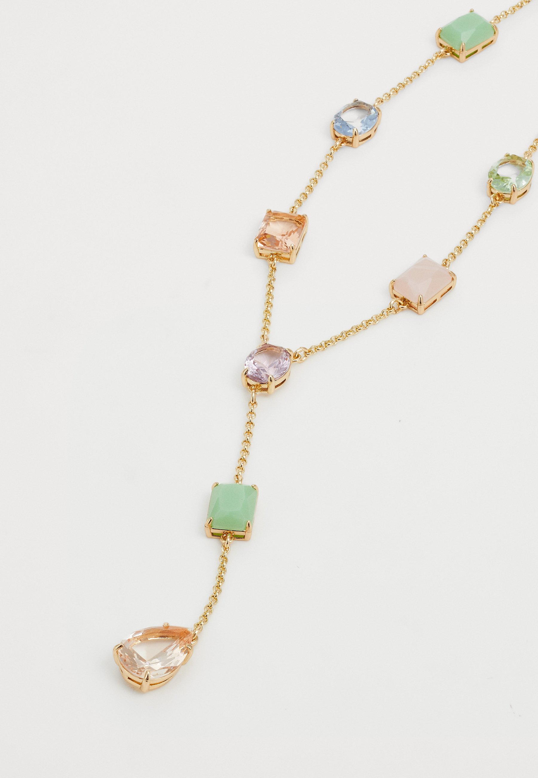 Lauren Ralph Lauren MULTI STONE Y-NECK - Halsketting - goudkleurig/multi