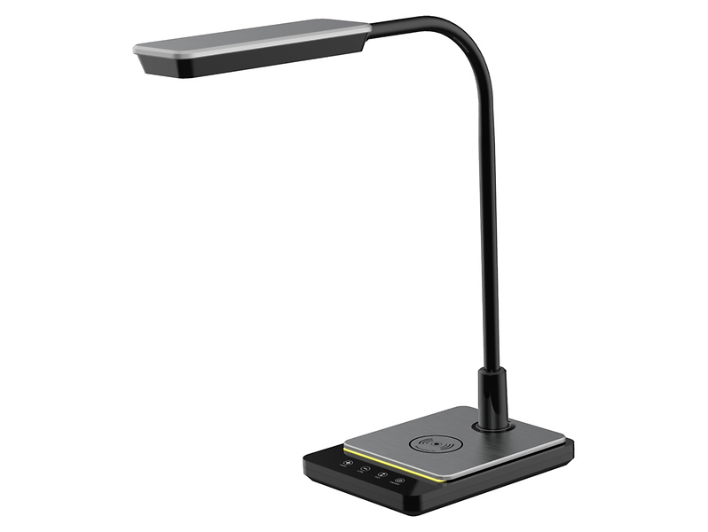 Lampka biurkowa Porto LED ze zmienną barwą światła czarna