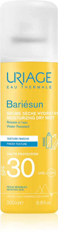 Uriage Bariésun Dry Mist SPF 30 vodeodolná opaľovacia hmla SPF 30