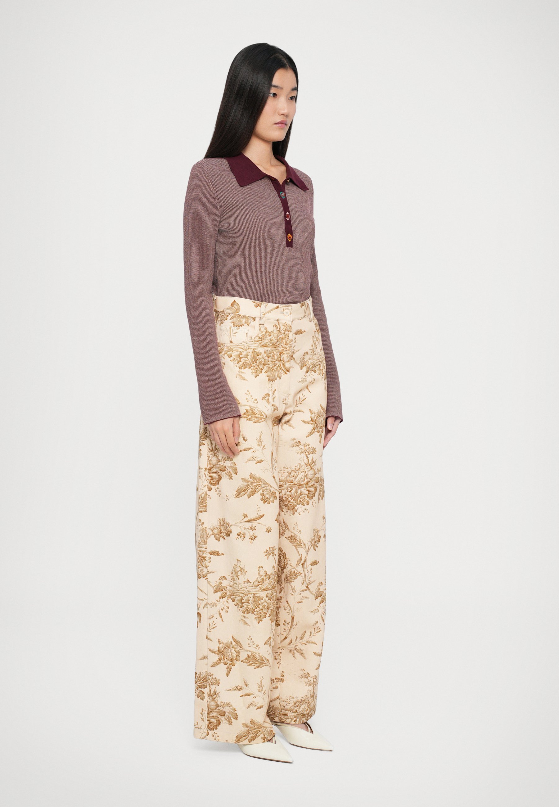 Paul & Joe WHYPPOLITE - Relaxed fit -farkut - beige