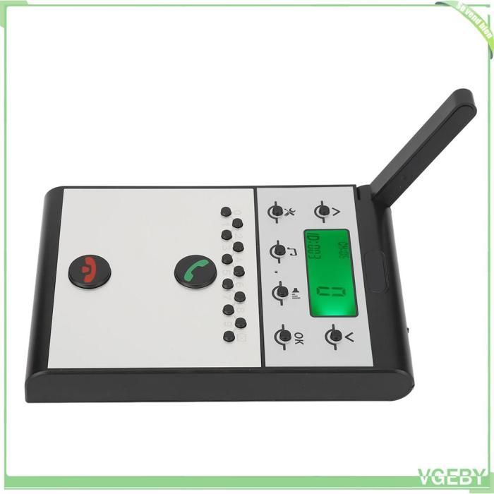 Interphone sans fil - FAFEICY - Modèle 2 km - Communication en temps réel - Écran LED clair - Son cristallin