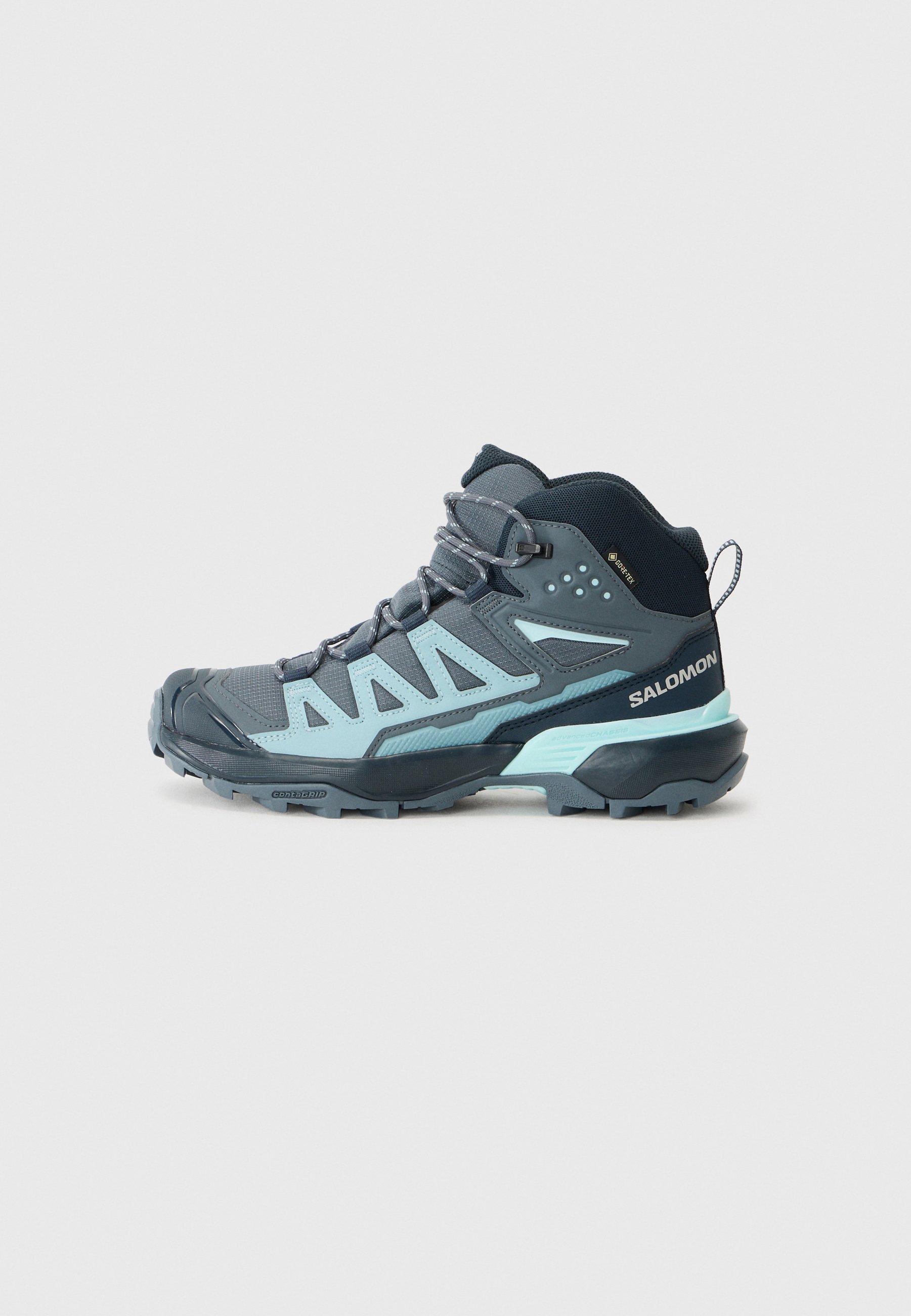 Salomon X ULTRA 360 MID GORE TEX - Chaussures de randonnée - bleu/gris