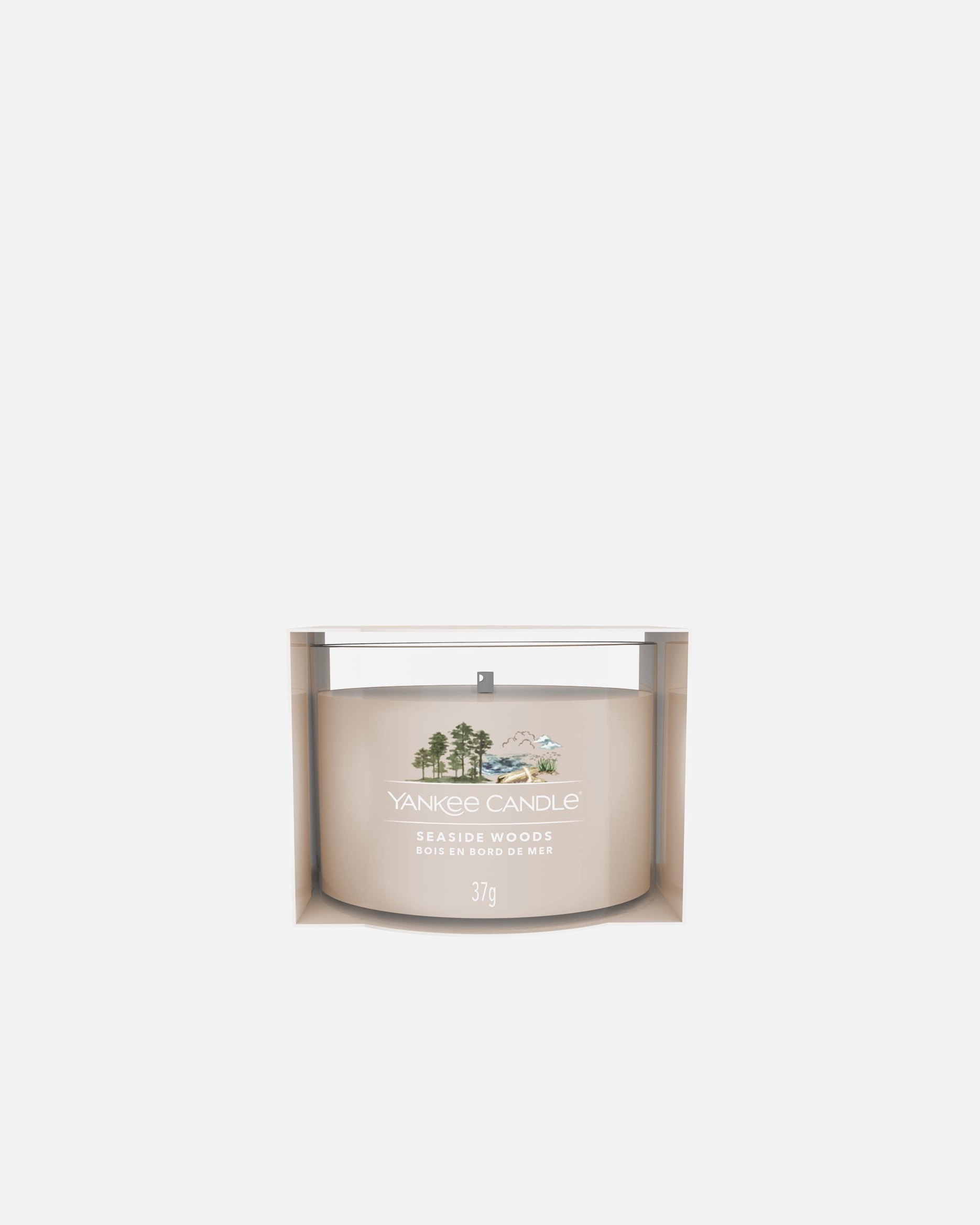 YANKEE CANDLE Votive en Verre Bois en Bord de Mer