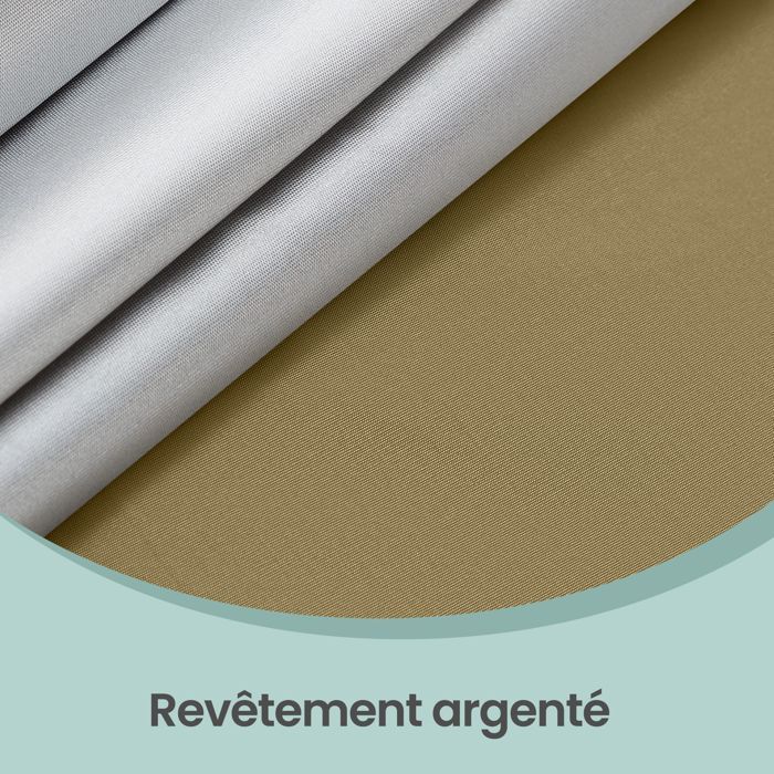Pavillon Pliant, Protection Solaire, Tente de Jardin, Portable, avec Parois, Usage Extérieur, 3 x 3 m, Beige