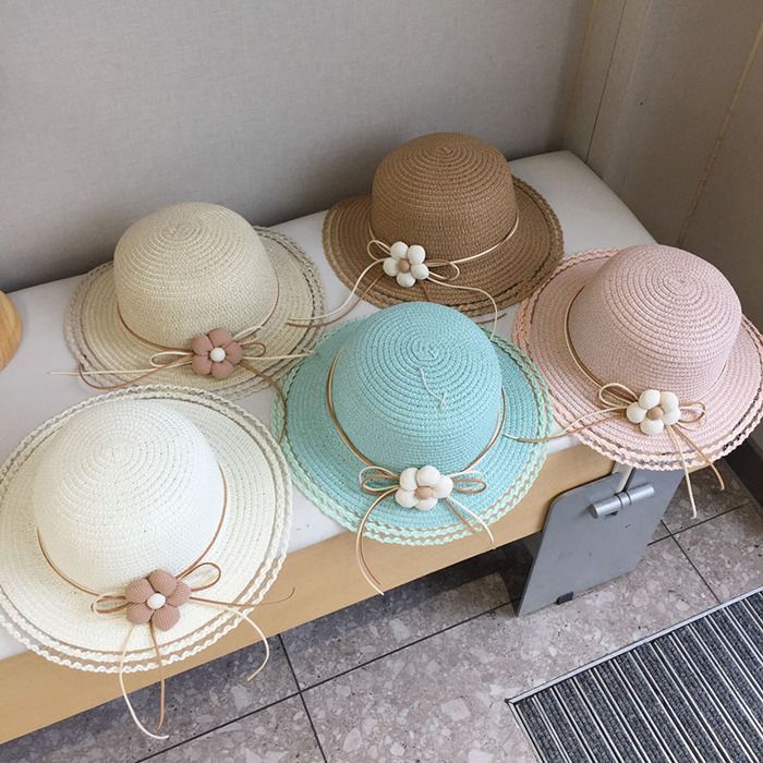 Sombrero de paja para niña FUNMOON - Protección UV - Colección 2021