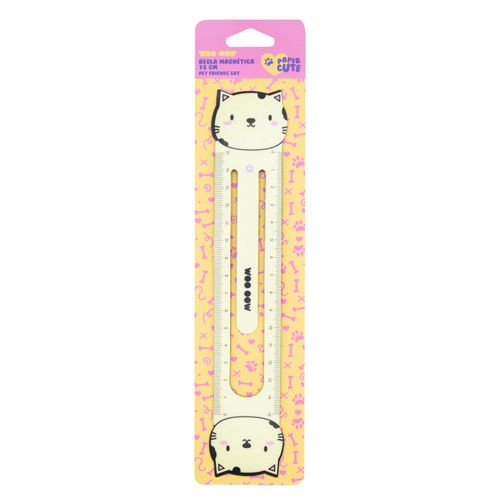 Magnetické pravítko Pet Friends 15 cm Papiernictvo