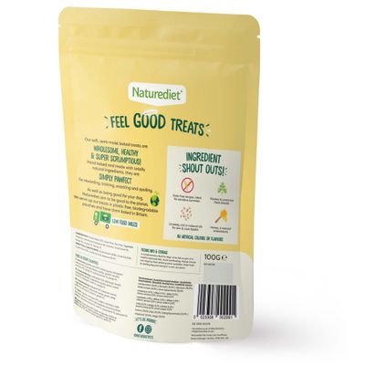Naturediet Feel Good Biscotti morbidi per l'addestramento al forno - Pollo e prezzemolo