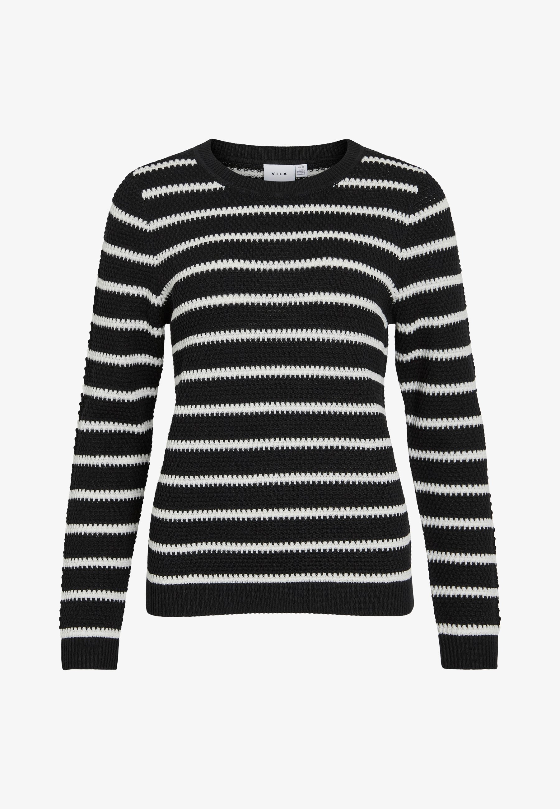 VILA VIDALO NOOS - Pull - noir/blanc