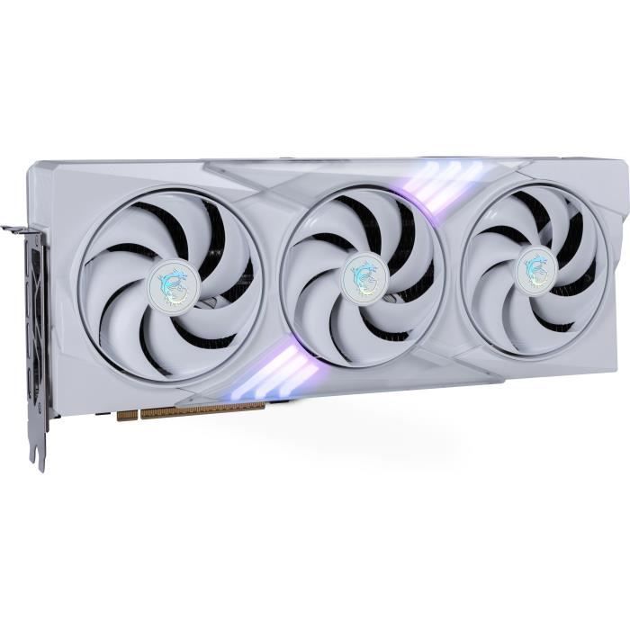 Graphics card - MSI - GAMING GEFORCE RTX 5080 16G TRIO OC WHITE NVIDIA 16 GB GDDR7