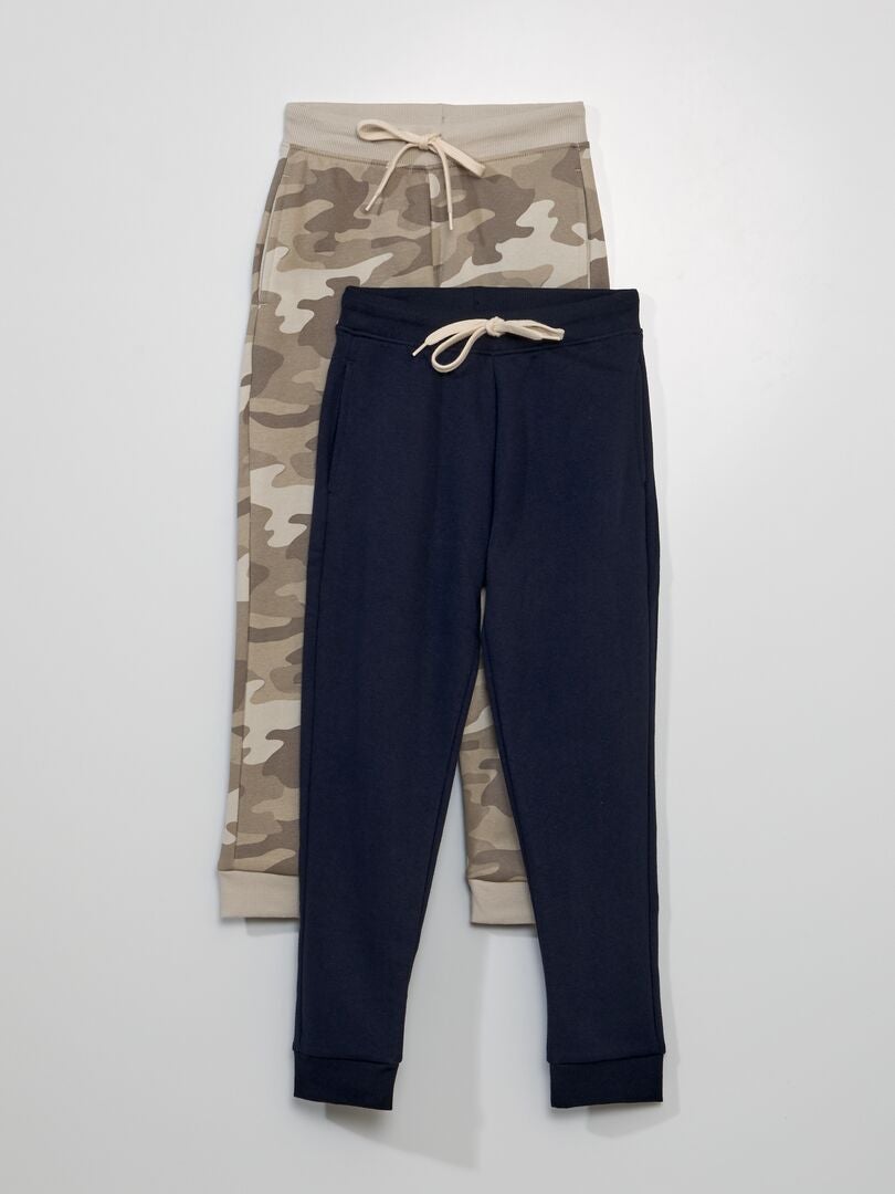 Conjunto de 2 sudaderas tipo jogger - BEIGE