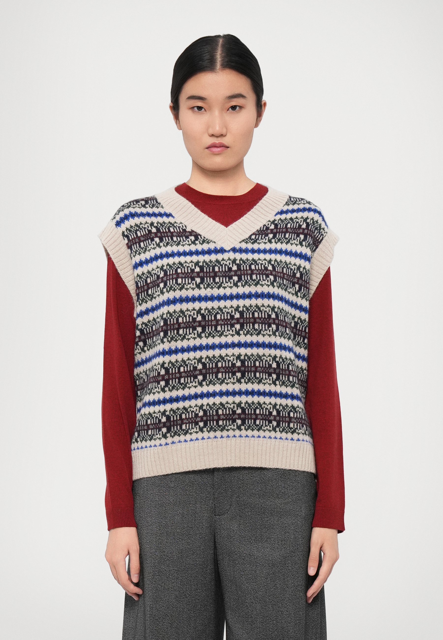 WEEKEND MaxMara FLERES - Gilet - ecru