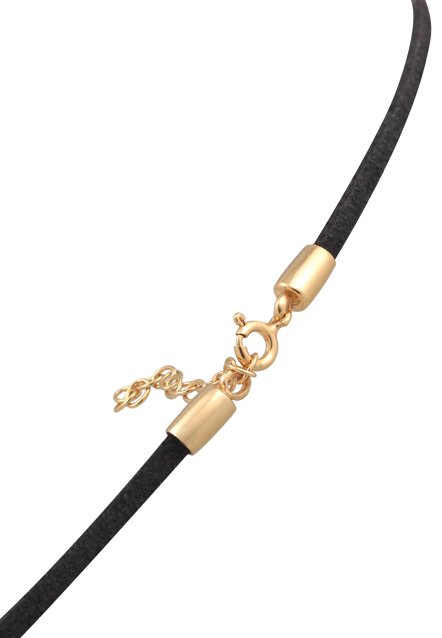 Elli Femmes Choker Coeur Symbole d'amour avec satin en argent sterling 925