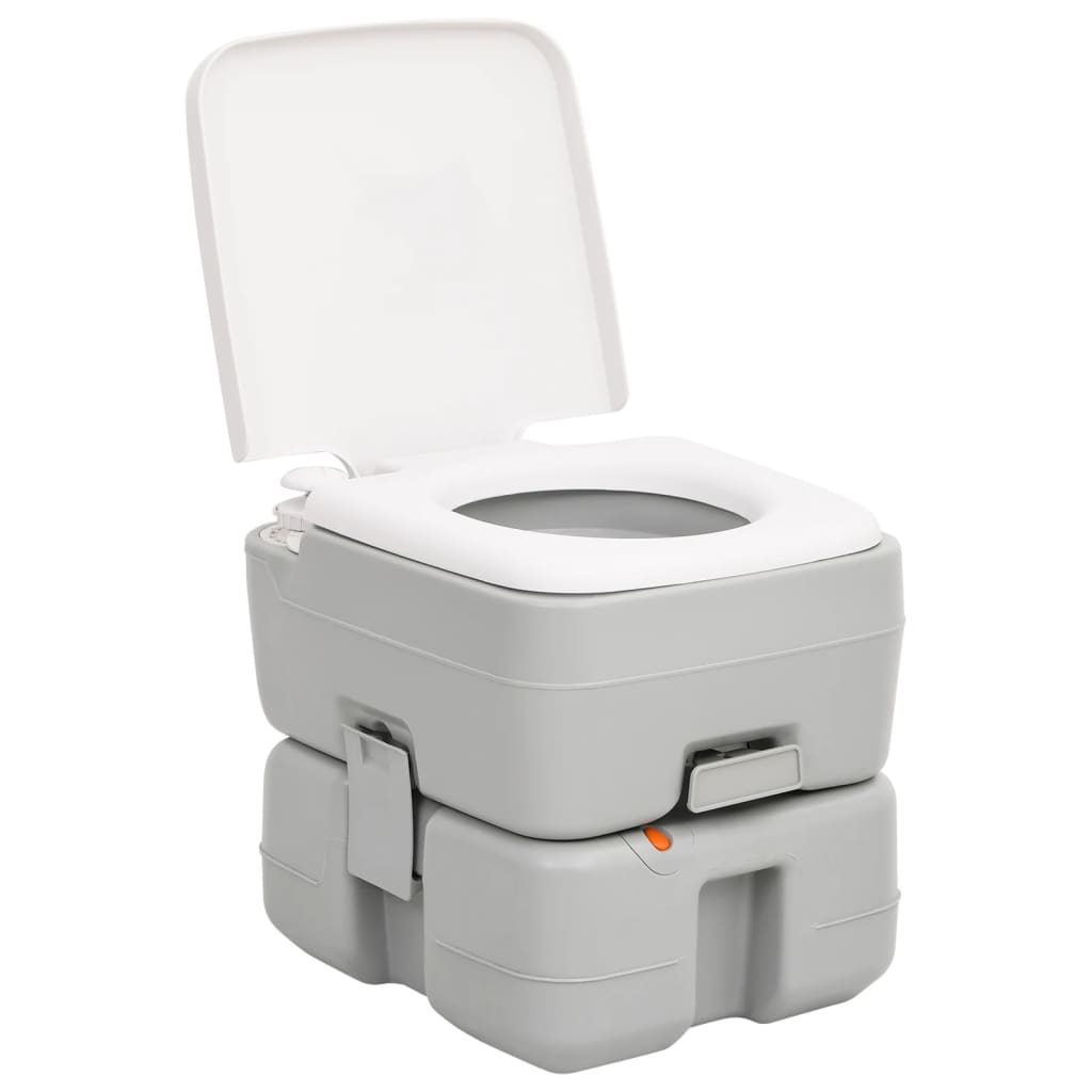 Toilettes et réservoir d'eau de camping Vidaxl White