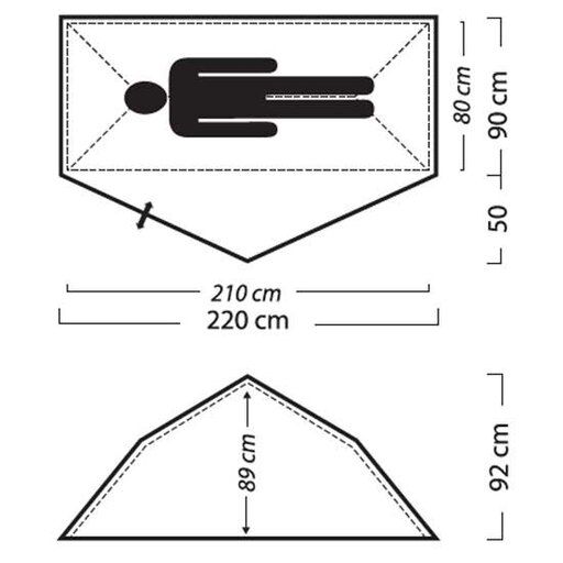 Columbus Ultra 1 XL ultralaki šator