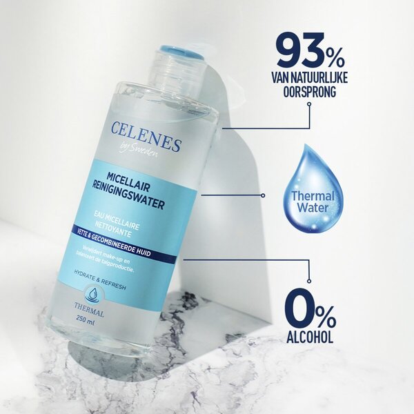 Celenes By Sweden micelarna voda za čišćenje lica, 250 ml, za masnu i mješovitu kožu