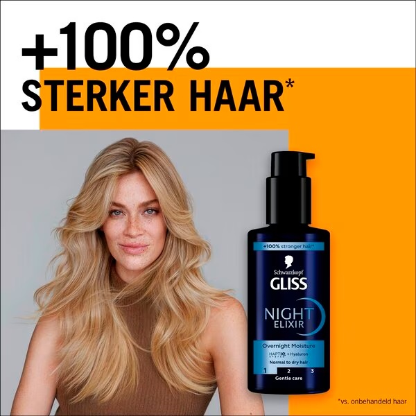Gliss Overnight Moisture Night Elixir 100ml