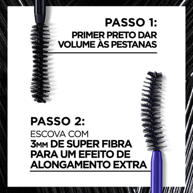 Máscara de pestañas L'Oréal Paris Pro XXL Extension 2 en 1 1 unidad 1 unidad