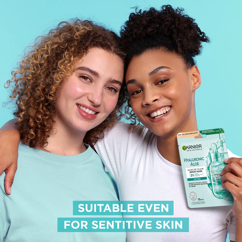 Hydratačná plátenná maska Garnier Hyaluron + Hyaluronic Aloe