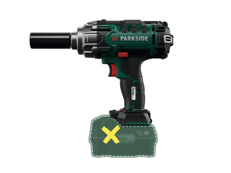 Cheie de impact fără acumulator PARKSIDE® pentru Pojazdów PASSK 20-Li B2, 20 V